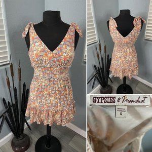 GYPSIES & Moondust top tie Summer Dress